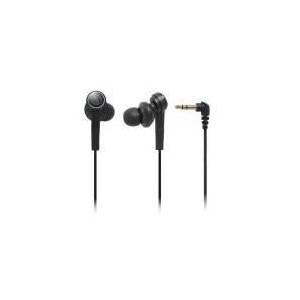 Audio-Technica Solid Bass In-Ear Headphone (ATH-CKS77BK) - Click Image to Close