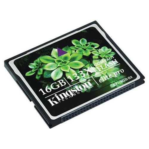 Kingston 16GB Elite Pro CompactFlash Card - 133x