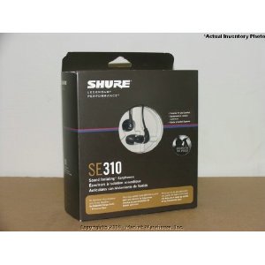 Shure SE310 Auriculares aislantes del sonido - Negro