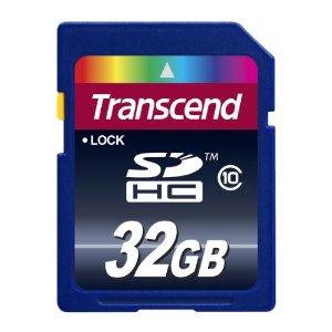 Transcend 32 GB Class 10 SDHC Flash Memory Card TS32GSDHC10E