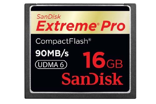 SanDisk Extreme Pro CompactFlash 16 GB Memory Card 90MB/s SDCFXP