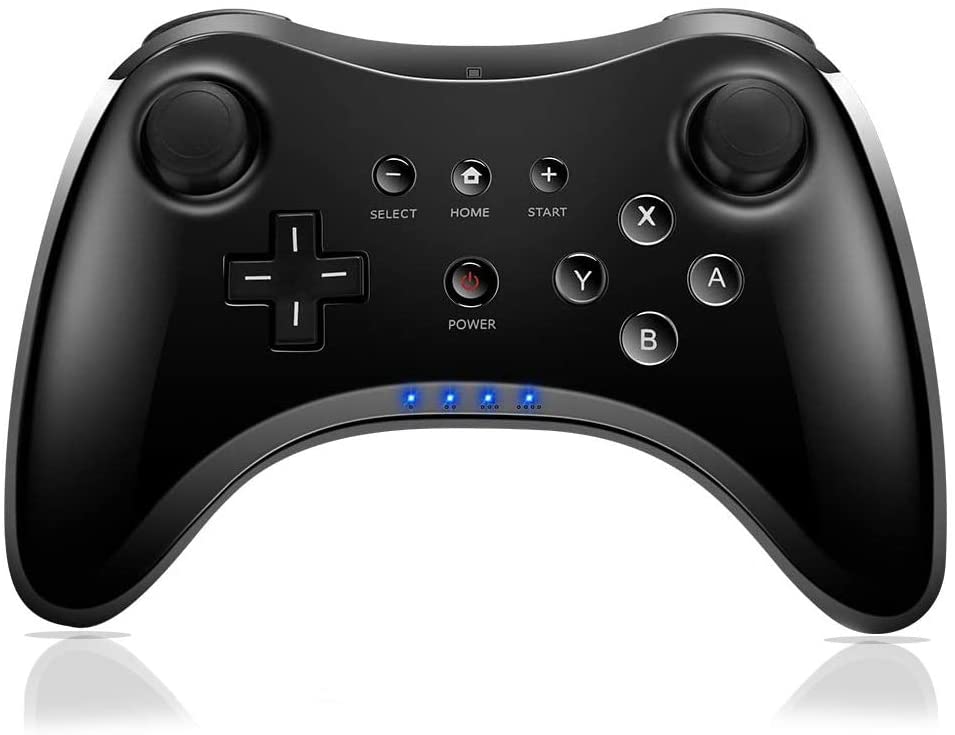 Bluetooth Game Controller Joystick Gamepad for WIIU (Black)