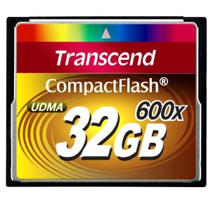Transcend 32 GB Compact Flash Card 600X (Yellow)