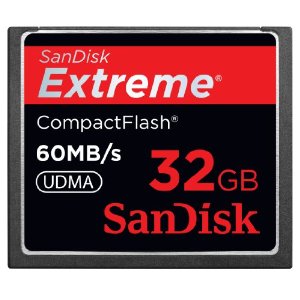 SanDisk 32 GB Compact Flash Memory Card SDCFX-032G-X46 (Black)