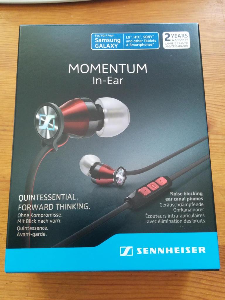 Sennheiser Momentum In-Ear (Android Version) - schwarz-rot