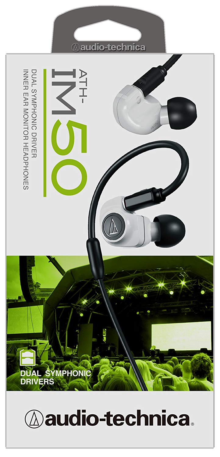 Audio Technica ATH-IM50 Dual Symphonic Driver Schwarz In-Ear Kopfhörer Headphone