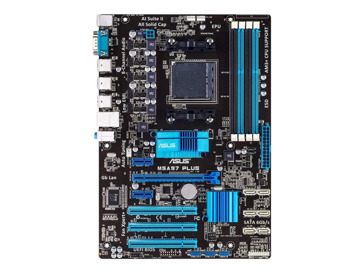 Asus ATX DDR3 2133 AMD AM3+ Motherboard M5A97 PLUS