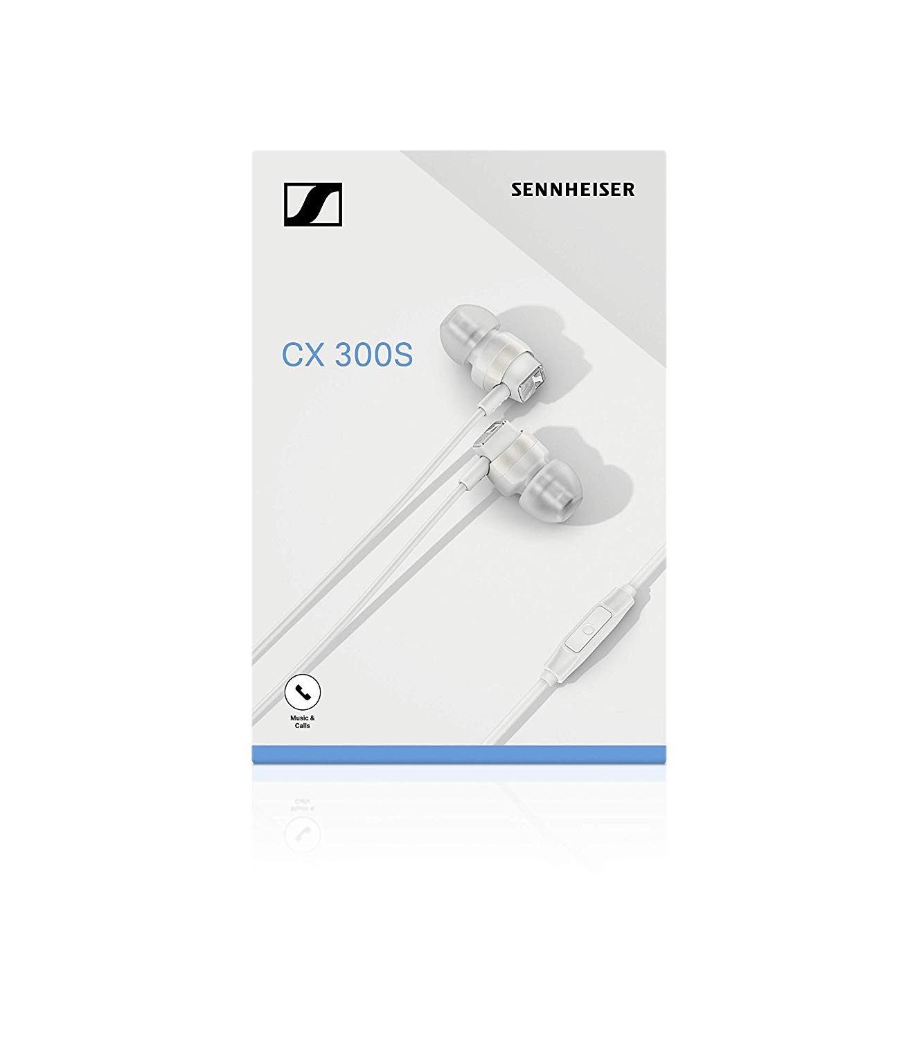 Sennheiser CX 300S In Ear Headphone White with One-Button Smart