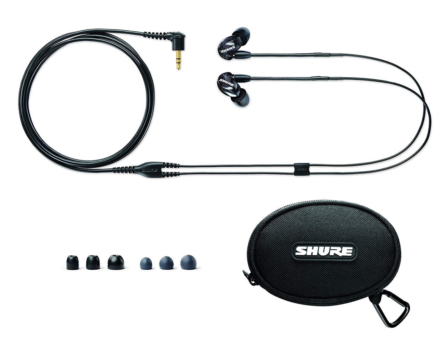 Sonido de Shure SE215-K intra-auriculares con solo MicroDriver d