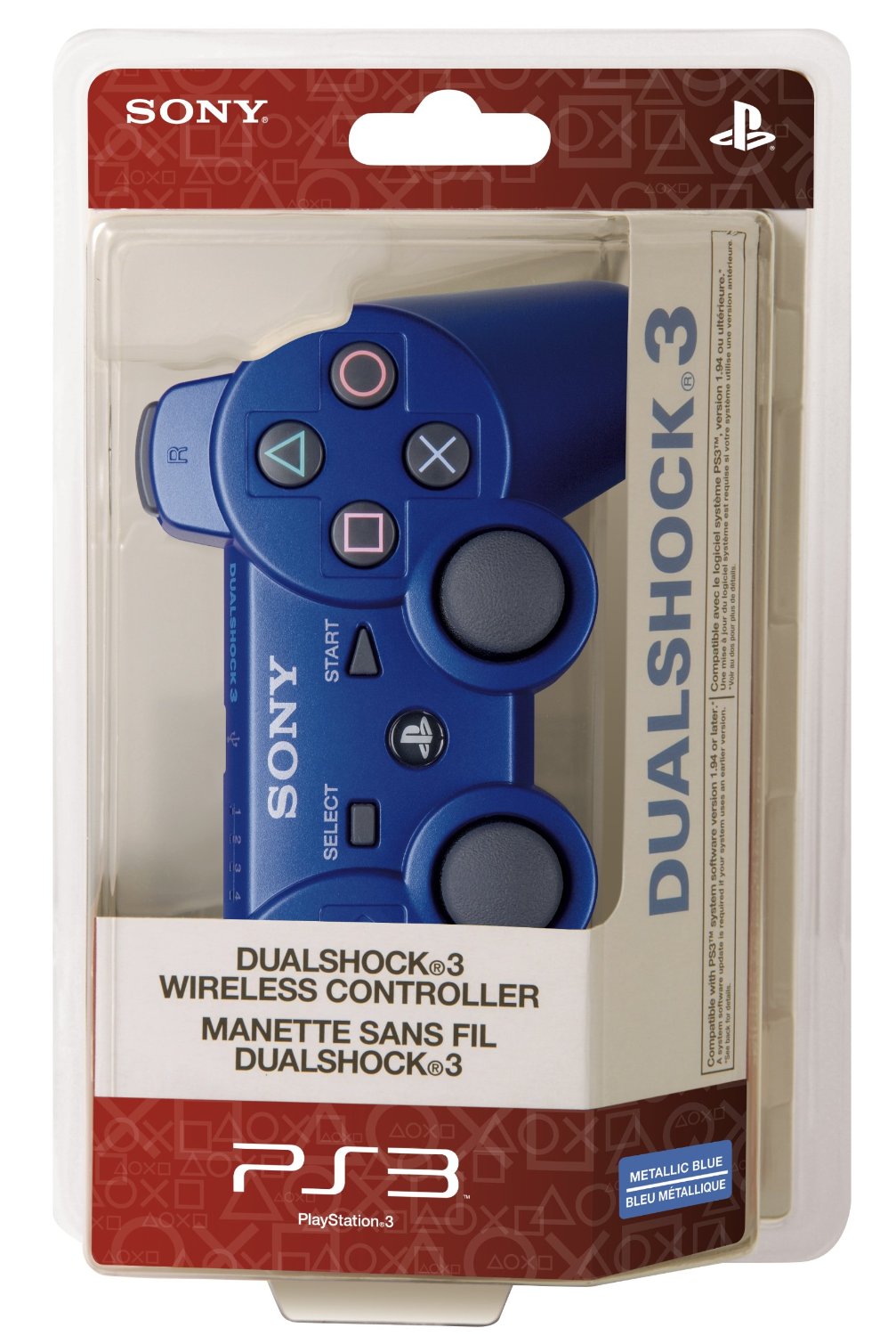PlayStation 3 controlador inalámbrico DUALSHOCK 3 (azul)