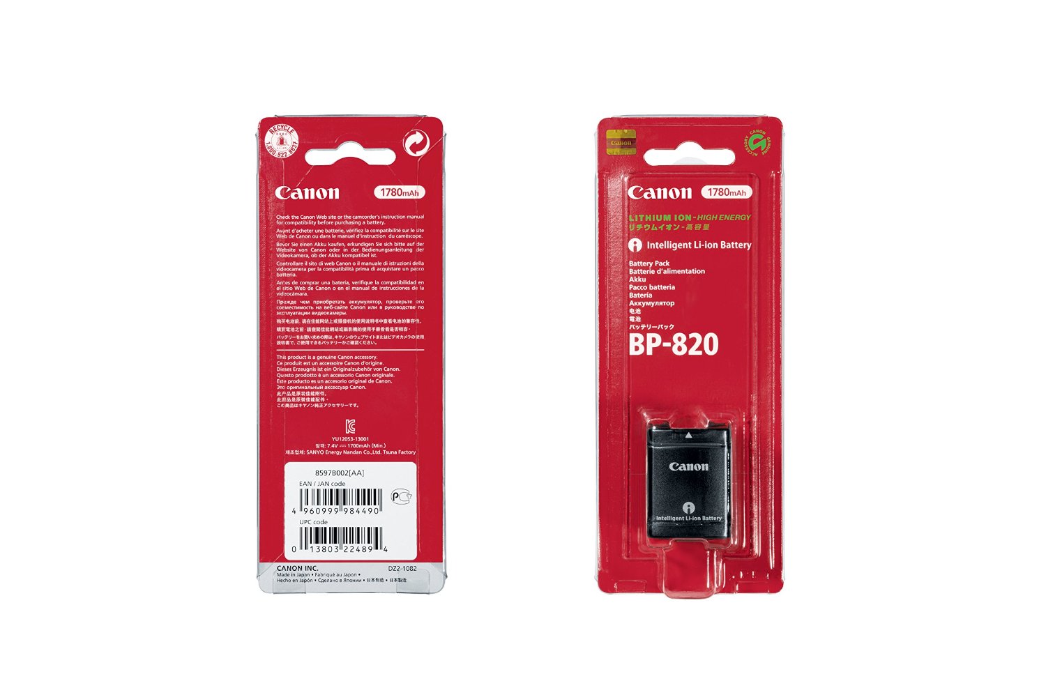 Canon Battery Pack BP-820