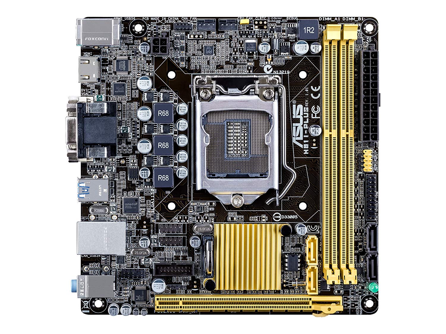 ASUS H81I-PLUS/CSM Mini-ITX DDR3 1600 LGA 1150 Motherboards